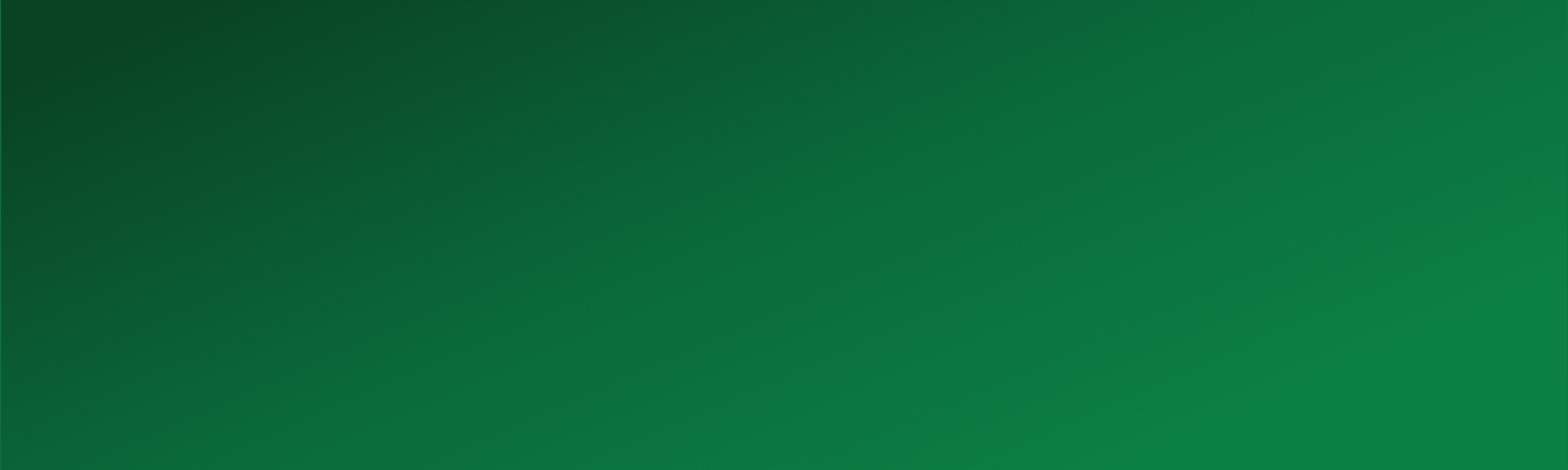 Green background with slight gradient