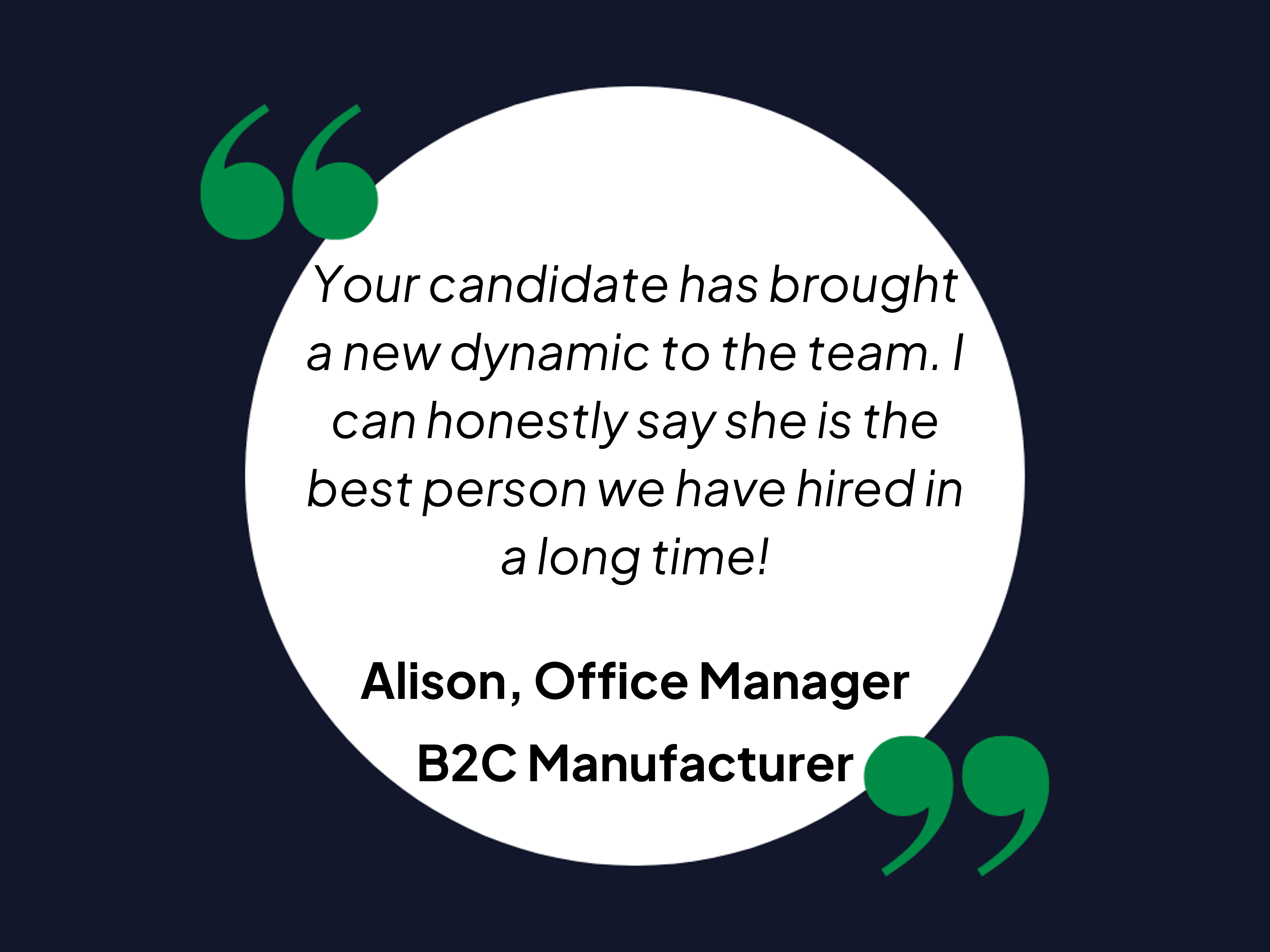 B2C manufacturer testimonial B2C manufacturer testimonial